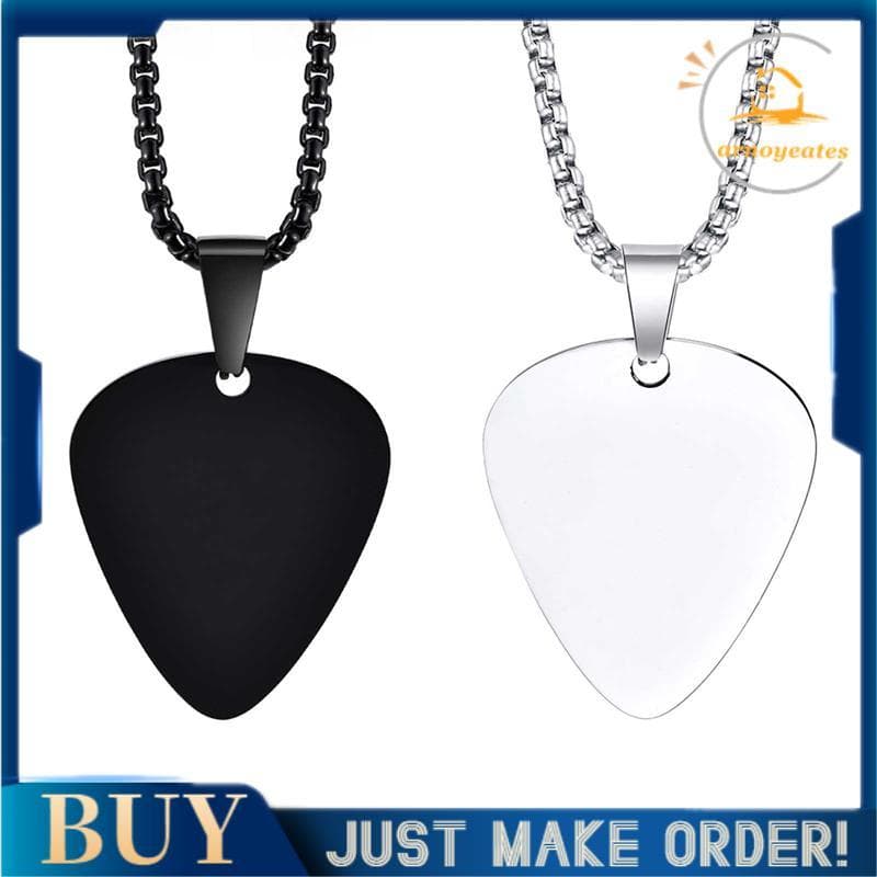 4 Suportes Da Picareta Guitarra Dos Pces , Correntes De Aço Inoxidável Preto & Branco Acessórios Personalizados