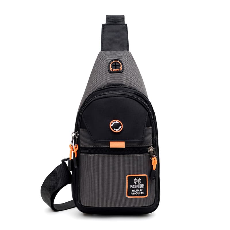 2026 novo estilo impermeável resistente ao desgaste saco de peito masculino pequena mochila Oxford pano de um ombro mens