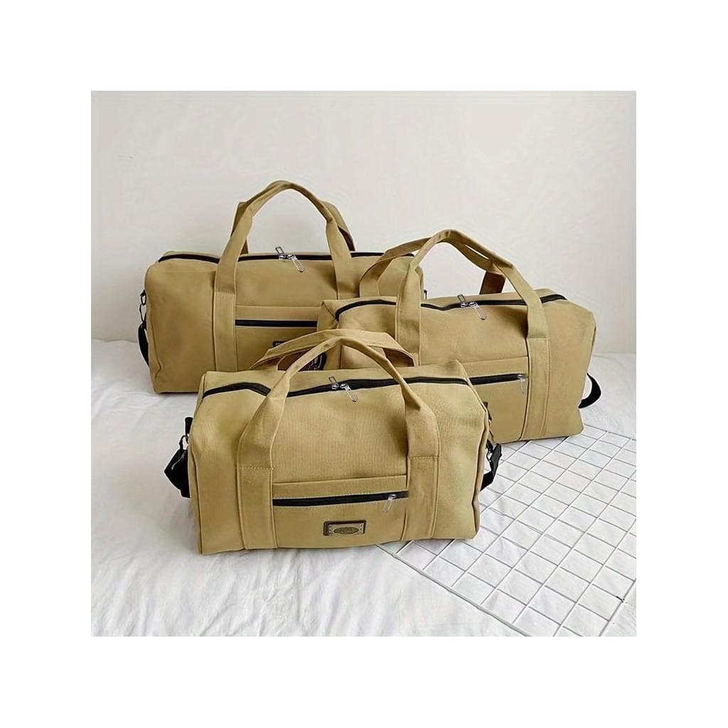 Bolsa de lona engrossada forte saco de viagem grande capacidade resistente ao desgaste saco de bagagem Diagonal saco de