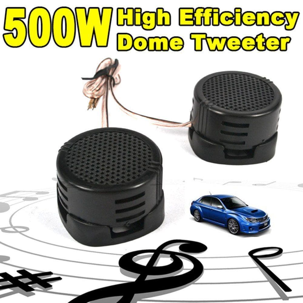 Car Tweeter Eficiência Som 500W Mini De Alta Frequência