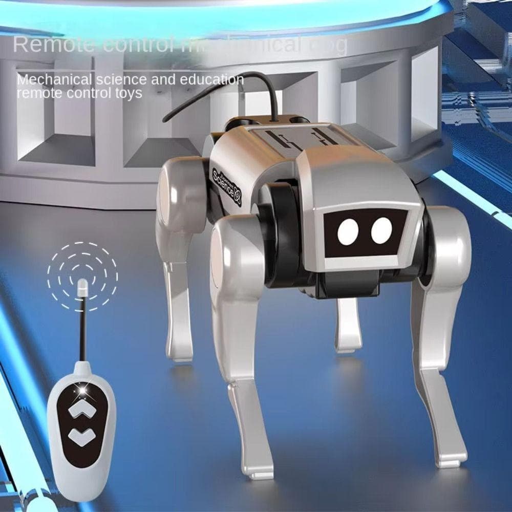 BLUEVELVETQW Cachorro Mecânico Elétrico , Brinquedos Robô RC De Corrida Biônica , Cão Inteligente