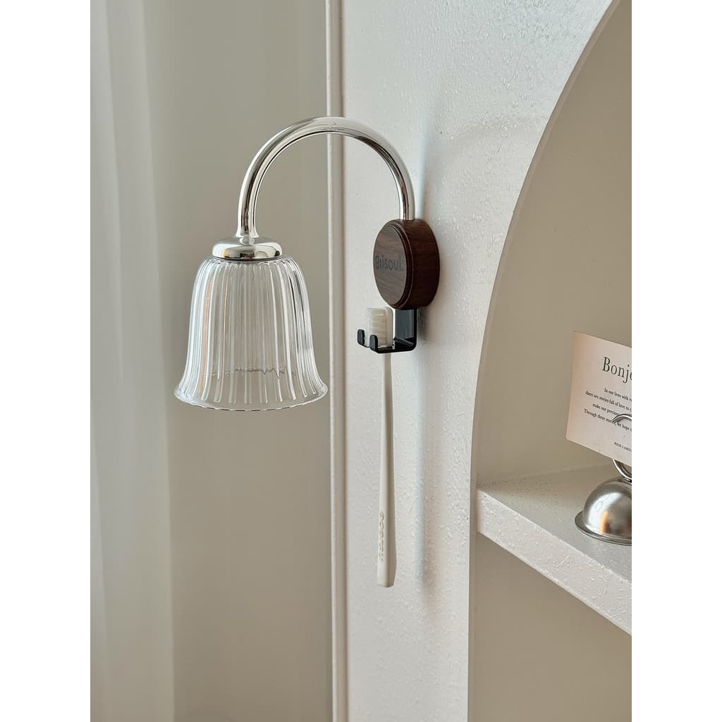 Suporte de escova de dentes elétrica fixado na parede rack de armazenamento sem perfuração estilo Medieval rack de toale