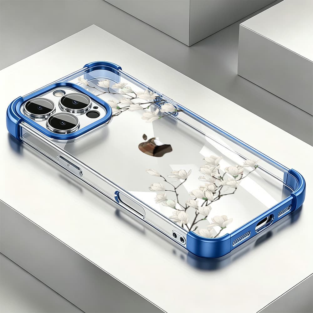 🔥Não Fica Amarela Transparente Cristal Capa Capinha Para iPhone 17 16 15 14 13 12 11 XR Pro Max Plus Normal