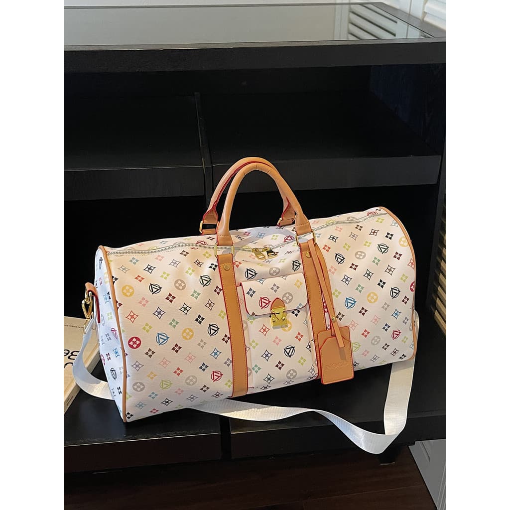 Bolsa de viagem de um ombro feminina bolsa de bagagem masculina grande capacidade placa de viagem de negócios de curta d