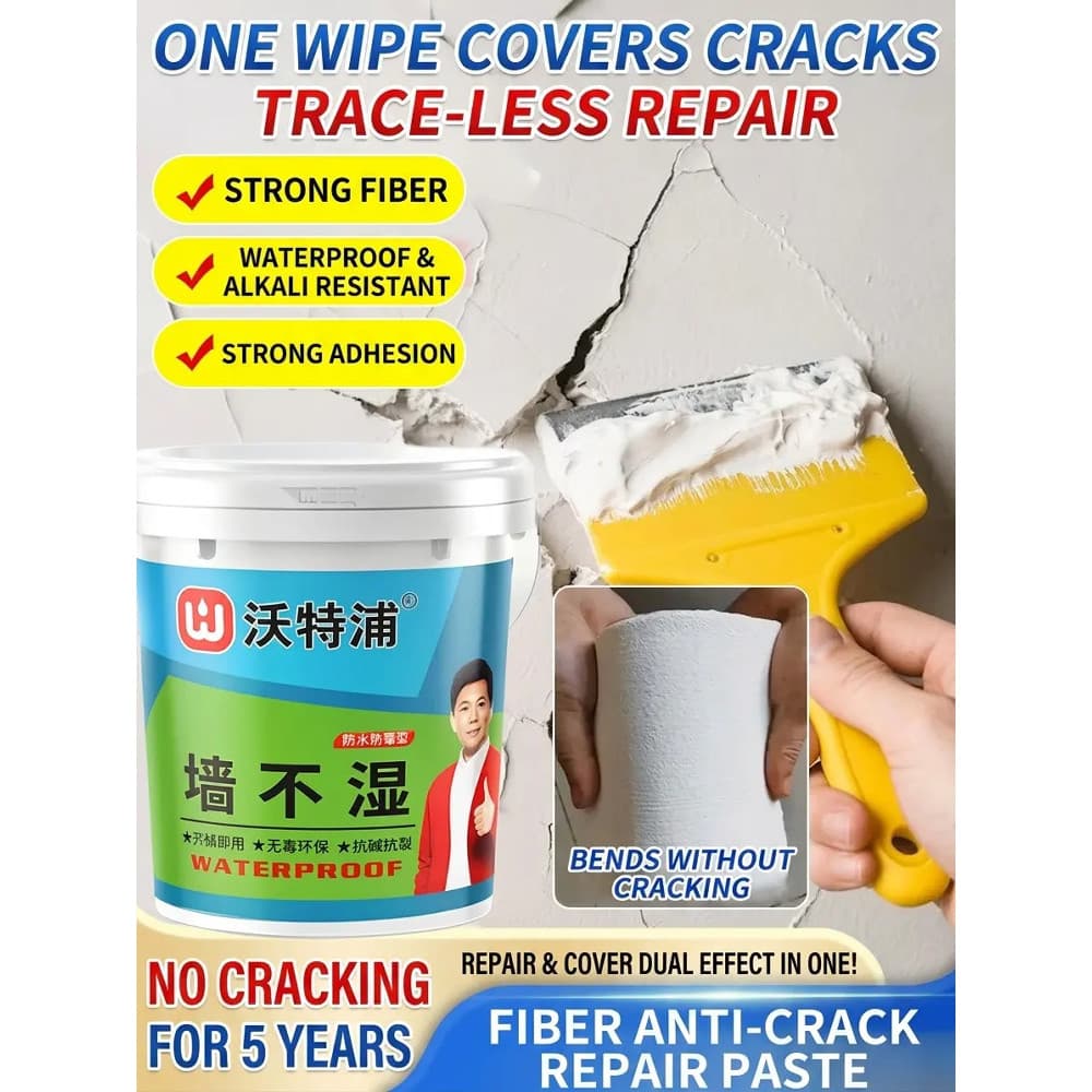 【Proteção Contra Umidade】Tinta Branca para Reparo de Parede, Reparo/Tinta/Branca/Resistente/Impermeável