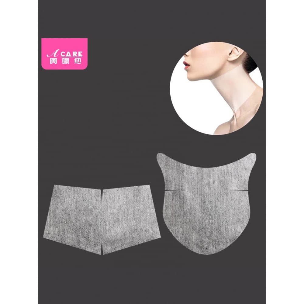 Máscara de pescoço adesivo A1pq801-fácil de começar Tencel pescoço máscara papel descartável Spa máscara de papel pacote