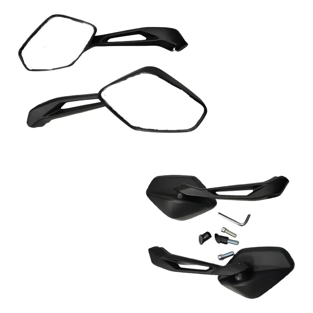 Par Retrovisor De Moto Bajaj Honda / Yamaha Universal