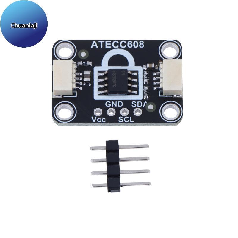Placa De Memória Segura Chuaniaji ATECC608 Módulo De Criptografia Compatível Com STEMMA QT Qwiic Segurança IoT Confiável