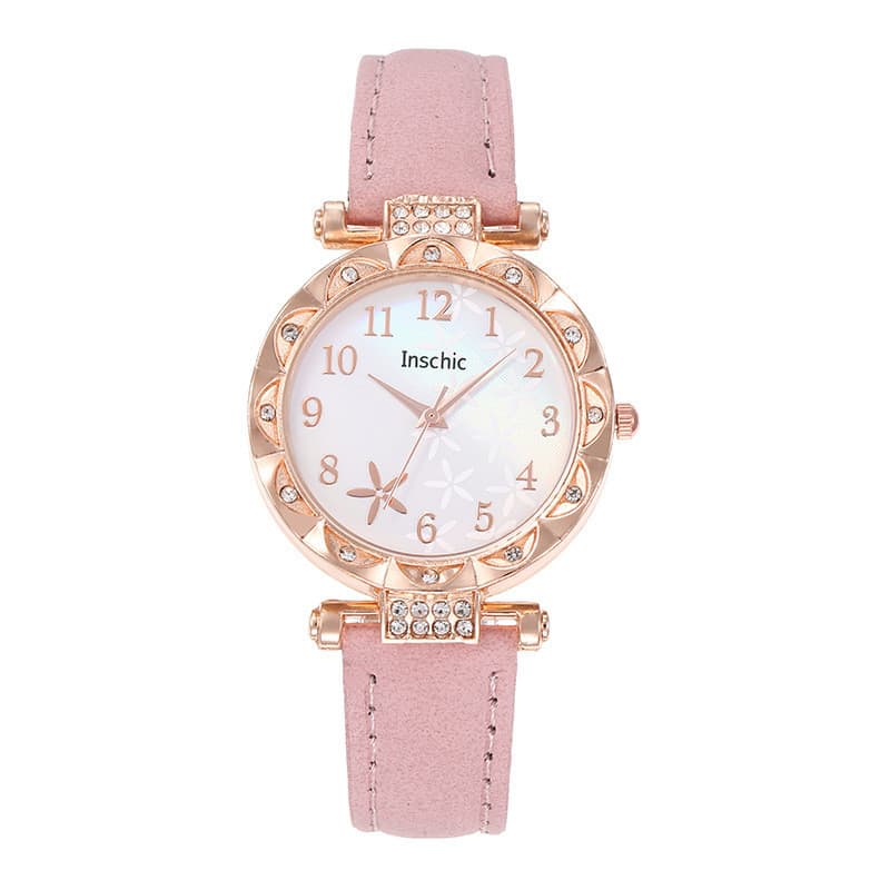Relógio feminino, relógio de pulso de quartzo casual e elegante, relógio feminino com pulseira multicolorida estilo estr
