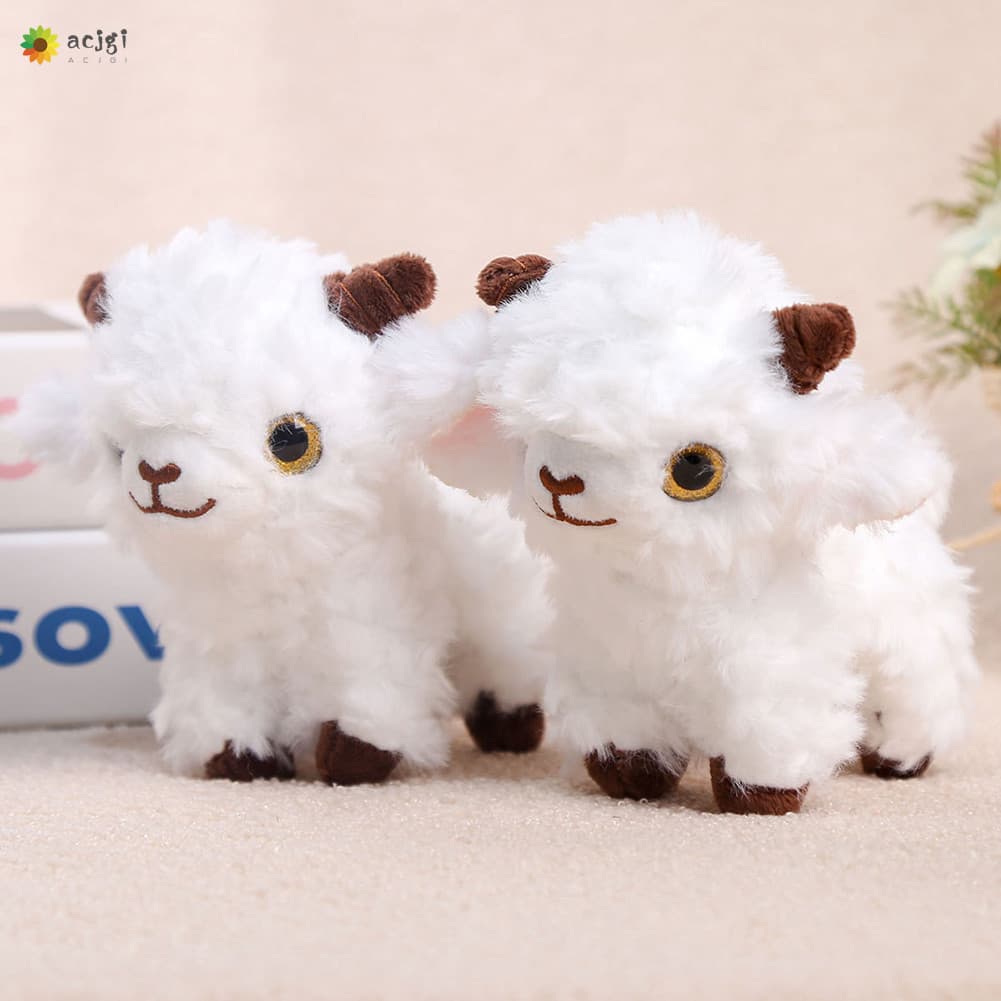 Bonito Pequeno Ovelha Plushie Presente Para Amantes De Animais Acessório Versátil Bolsas