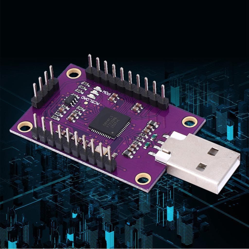 Módulo Funien CJMCU USB de alta velocidade para JTAG UARTFIFO SPII2C para engenheiros de protocolos seriais síncronos