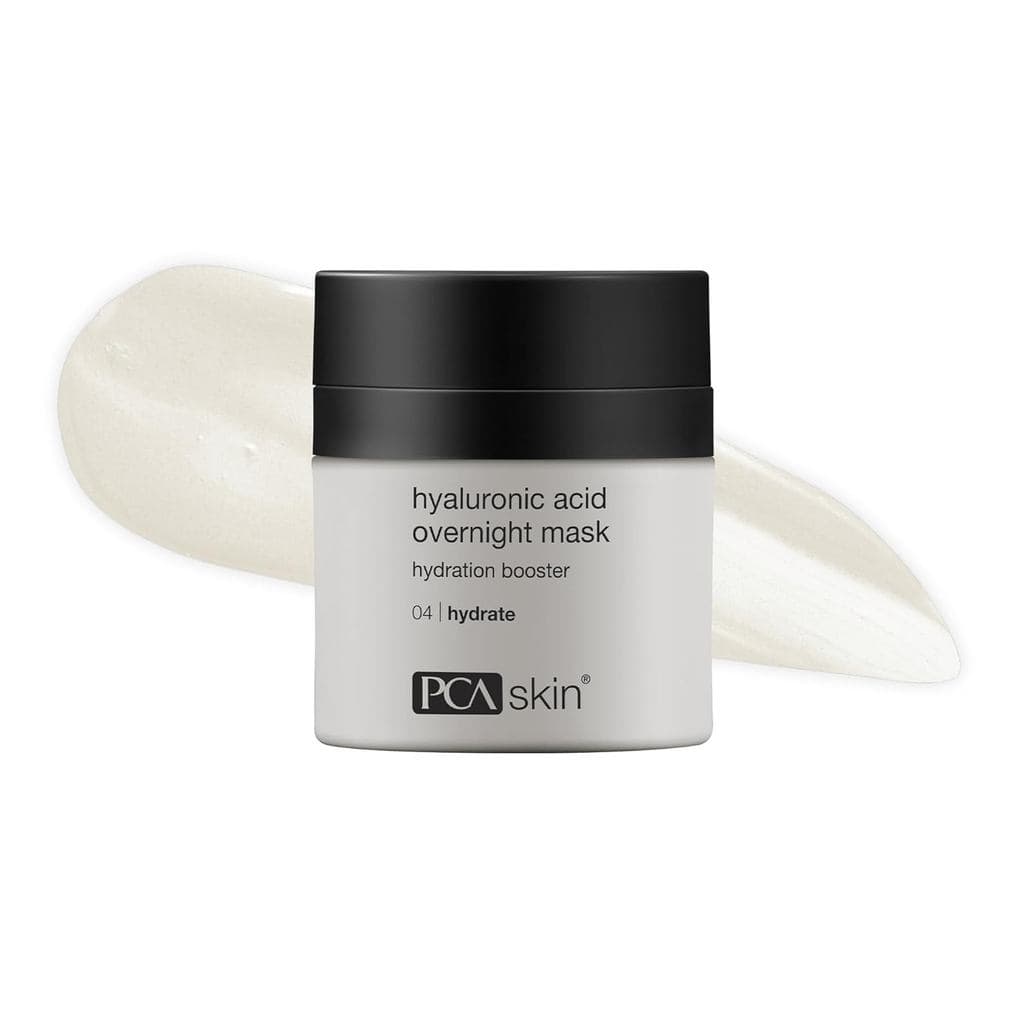 Máscara Facial Noturna PCA, Máscara Noturna com Ácido Hialurônico, Máscara Facial Iluminadora que Rejuvenesce e Hidrata