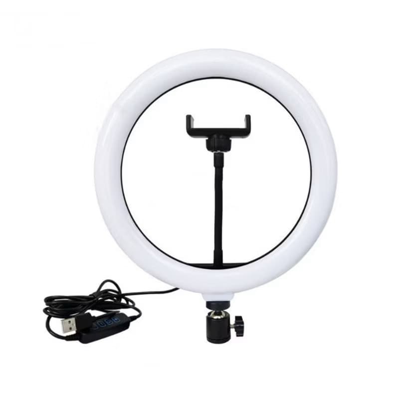 Ring Ligth Anel De Luz  Led Para Celular Câmera Tripé 8 10 12 Polegadas--sem-tripe