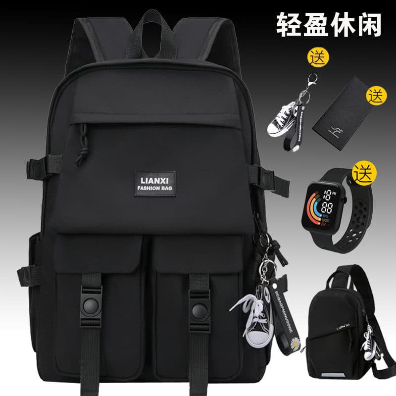 [Seleção Premium] Mochila Escolar para Meninos, Mochila de Grande Capacidade para Alunos do Ensino Fundamental, Mochila