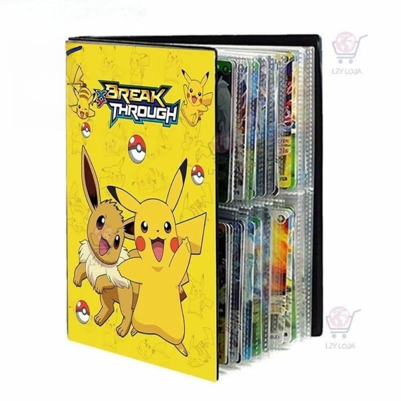 QUINTON Pokemon Cartões Álbum Presente Do Miúdo 240 Pçs De Fotos Display Pasta VMAX GX EX Anime Coleção Macarrão WJQG