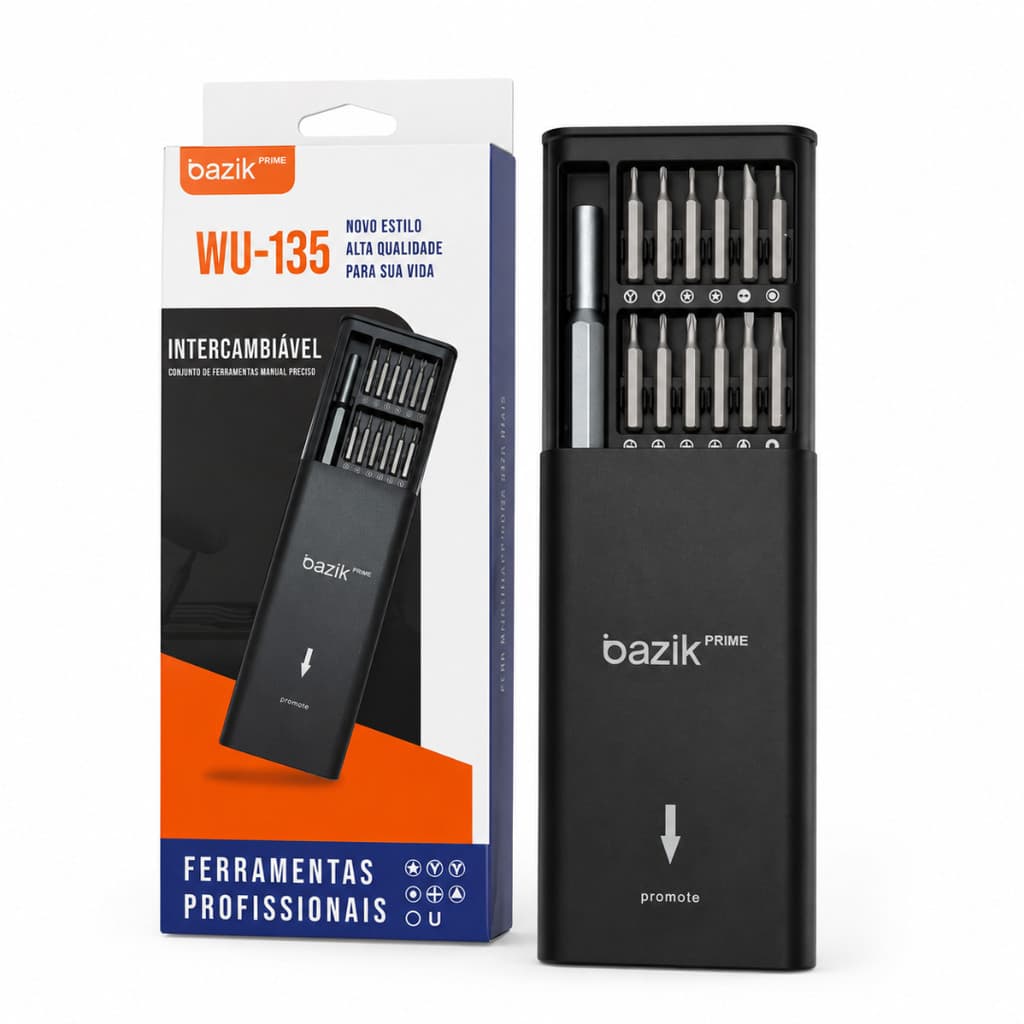Kit Chaves De Precisão Bazik Prime S135 135 Peças