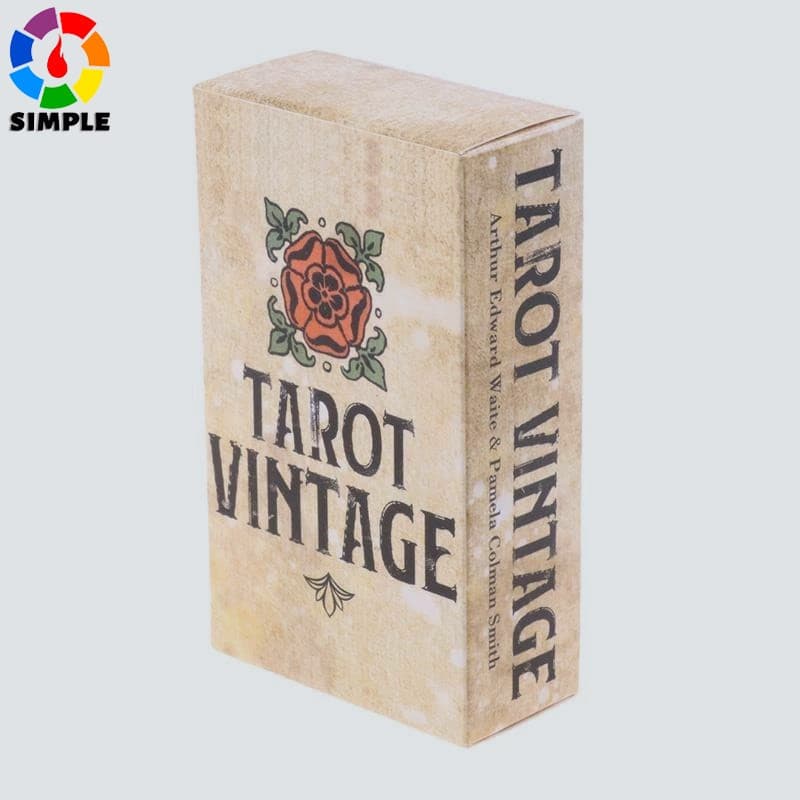 Baralho de Tarot Vintage para Jogos de Cartas AJFL