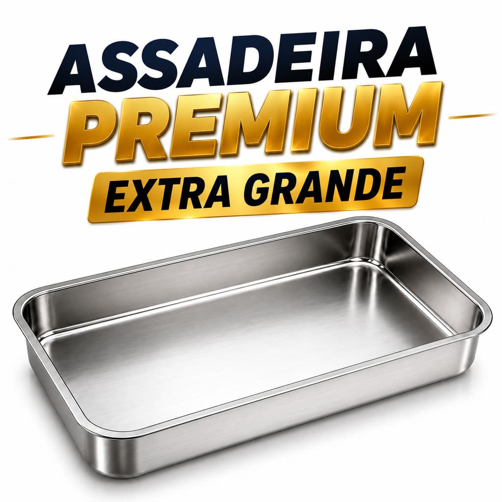 Forma Assadeira Retangular Alta Extra Grande N°6