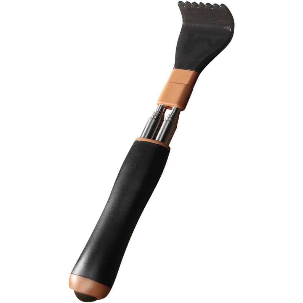 Coçador de Costas Portátil e Extensível de Duplo Pólo (8,3-21,3 polegadas), Massageador Manual para Aliviar Coceiras, Fo