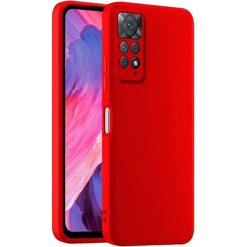 Capa de silicone colorida para celular, compatível com Redmi Note 11 Pro (4G) / 11 Pro 5G / 12 Pro (4G) / 11E Pro (6.67"