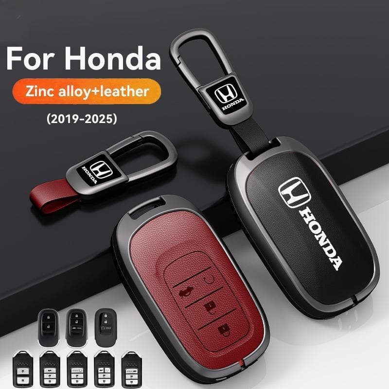 Capa de Chave Remota de Metal para Honda 2019-2025 City Civic HRV CRV Accord Sport SI EX-L Escudo E Inteligente De Cour