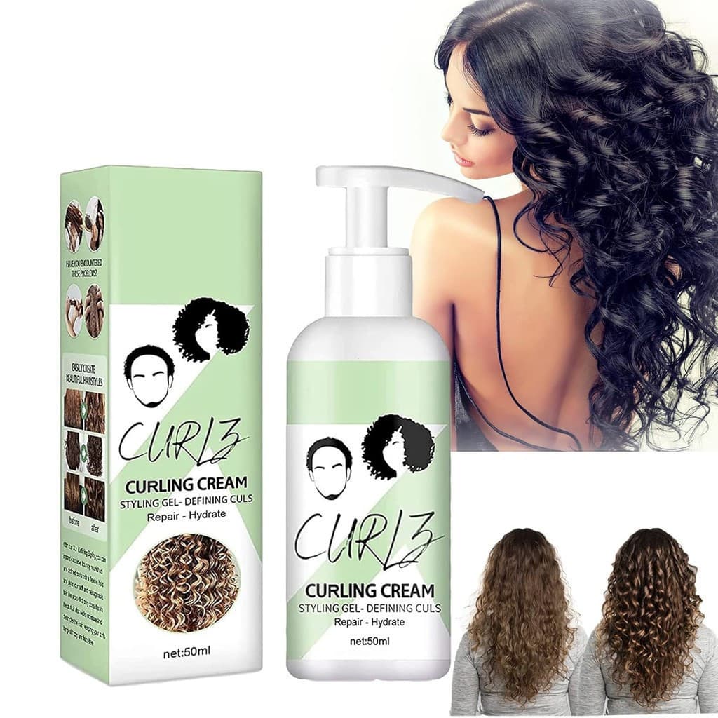 Creme para Cabelos Cacheados Hair Royale, Creme Volumizador Extra Salonx, Creme Anti-Frizz para Cabelos Cacheados, Creme