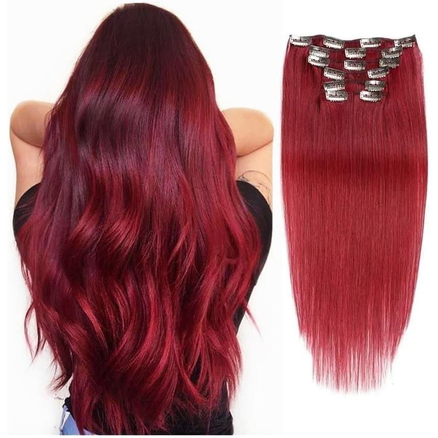 Acessórios de Cabelo Jiapei, Extensões de Cabelo com Presilha, Extensões de Cabelo Humano Real Jiapei