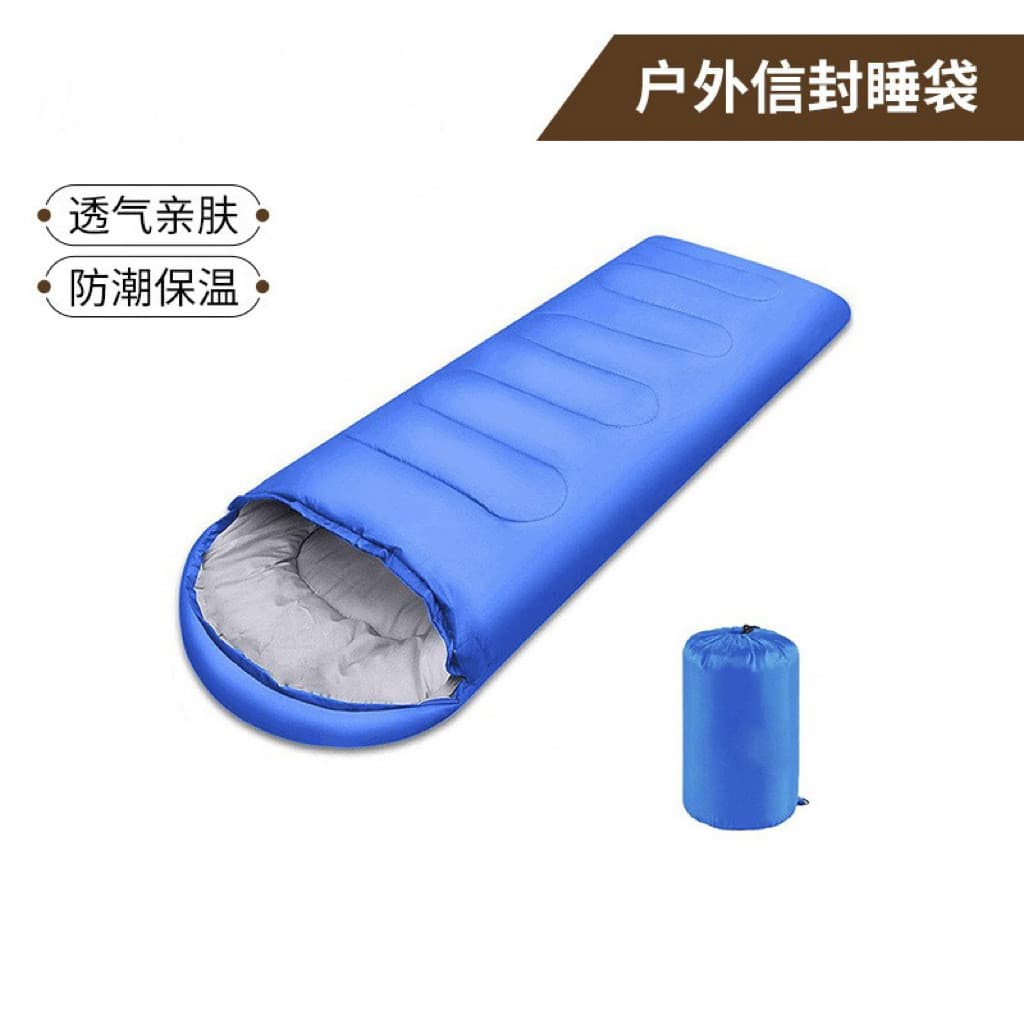 Saco de dormir tipo envelope para camping ao ar livre, à prova de frio, espesso, quente, adequado para descanso, resiste