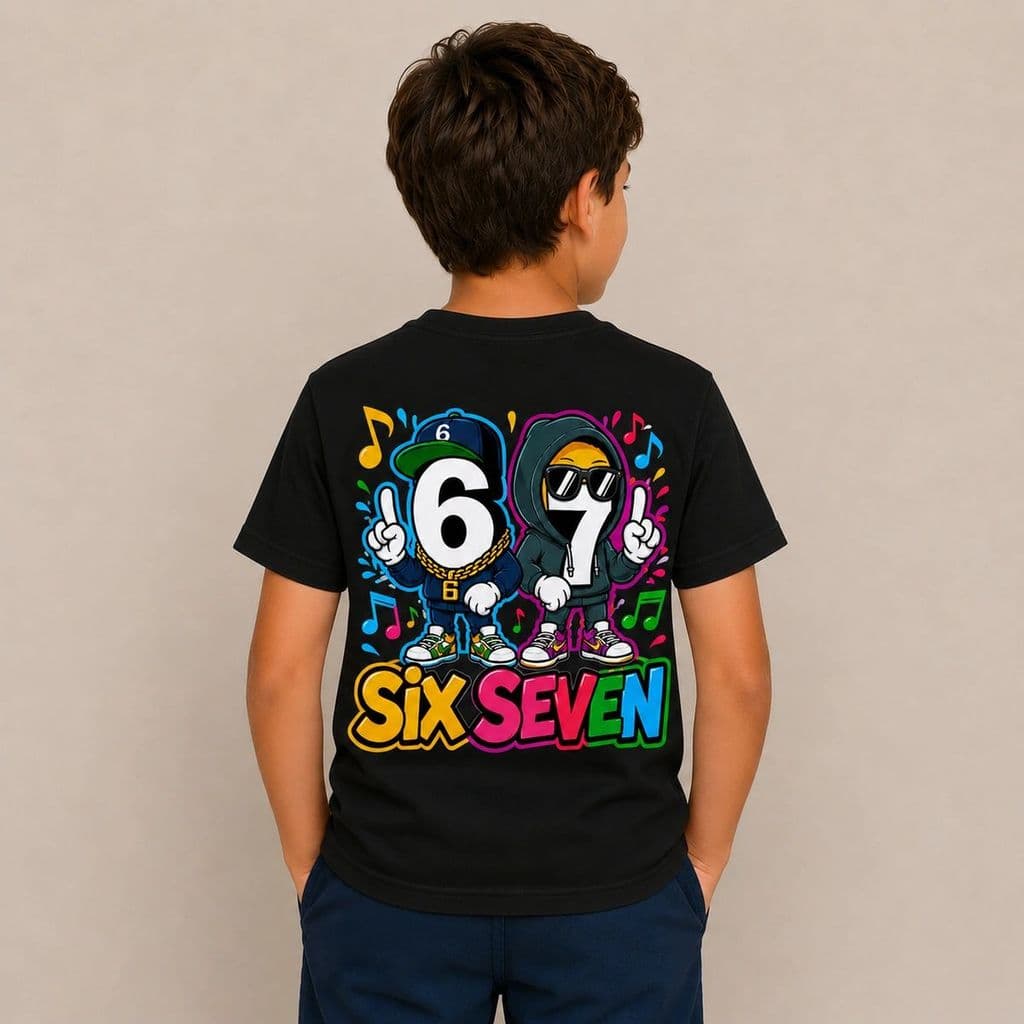 Camiseta Infantil Menino 67 Six Seven