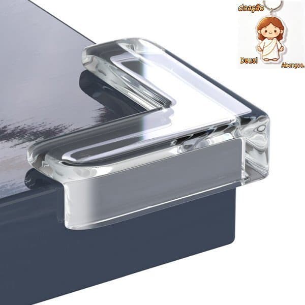 8 Peças Protetor De Silicone Para Quina De Mesa Protetor De Quina Móveis Quarto (4 Redondas + 4 Quadradas)