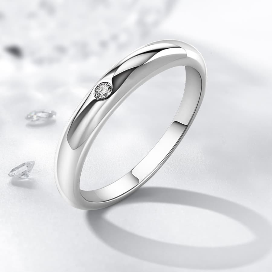 JZ472 abertura único diamante pequeno anel masculino feminino estilo luz braço casal proposta mão jóias estilo minimalis