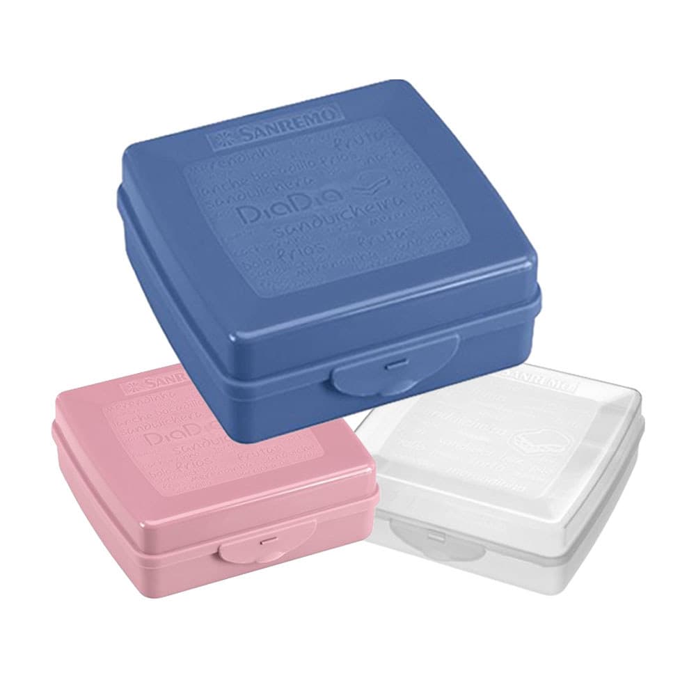 Porta Sanduicheira Lanche Pote Com Travas 585ml Sanremo