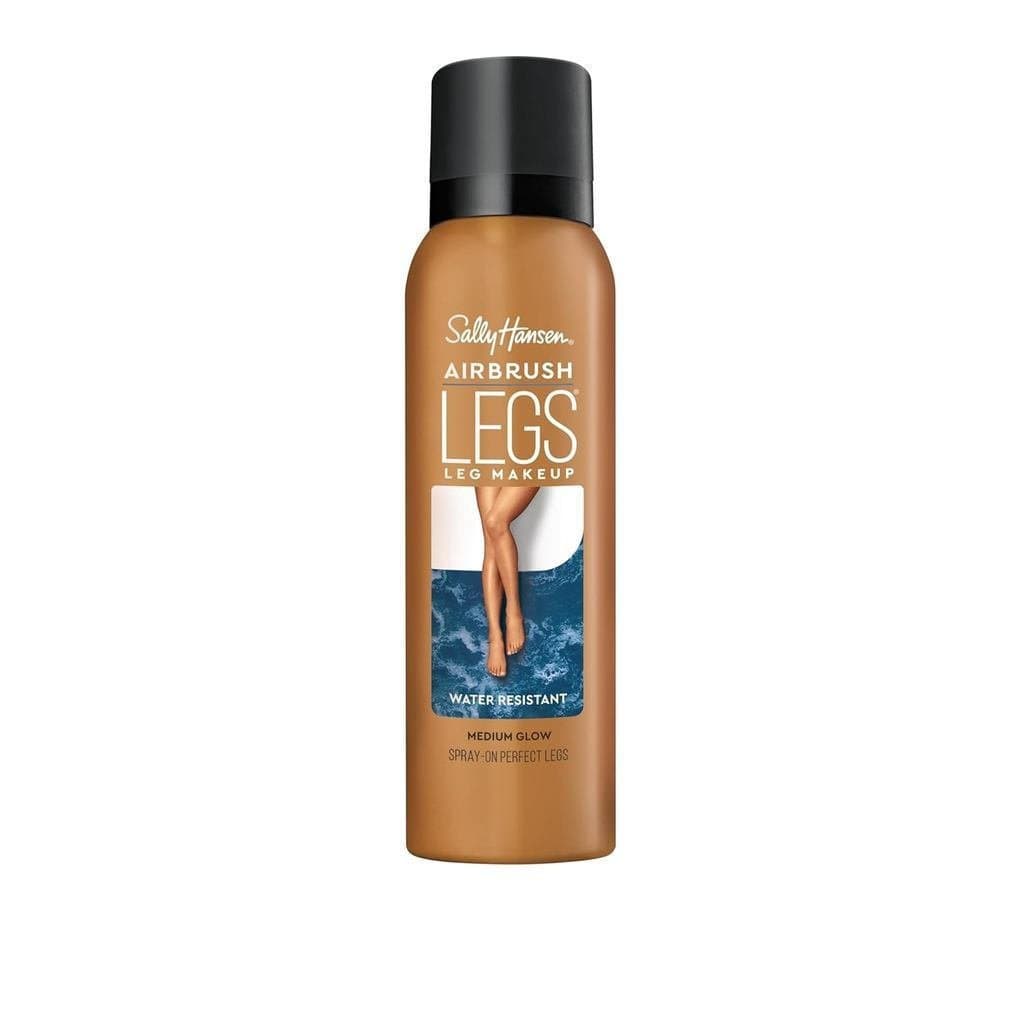 SallyHansen Airbrush Leg Makeup Spray para Pernas, Cor Médio Brilhante, 4.4 Onças W0UG