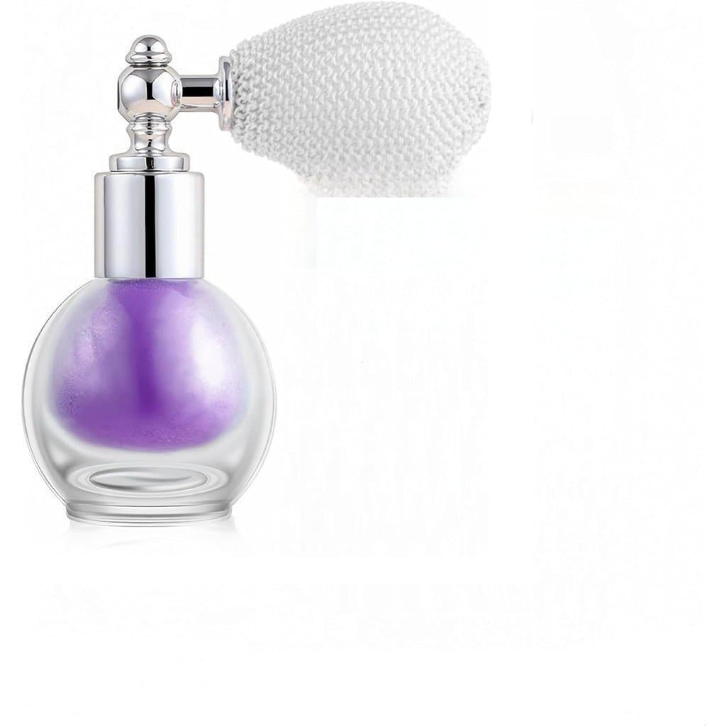 MAEPEOR Pó Iluminador em Spray com Glitter, Pó Iluminador em Spray, Adequado para Maquiagem Facial e Corporal