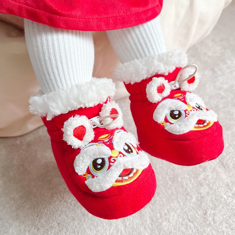 Bebê Inverno Sapatos Quentes Recém-Nascidos Grosso Pelúcia Algodão De Sola Macia Da Criança Botas De Neve