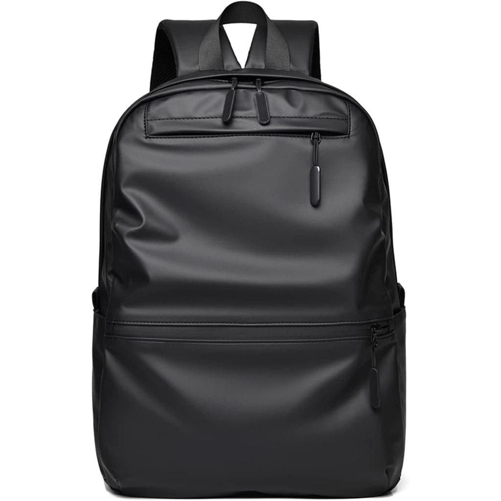 Mochila grande de 14 polegadas para homens, mochila moderna, mochila casual preta DJUL