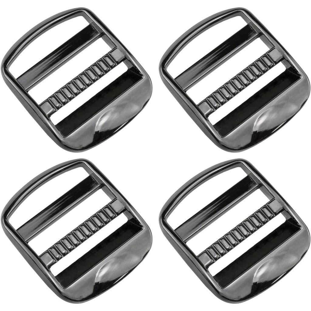 VAKTOK - 4 peças de fivela de metal ajustável para escada, acessórios para alças de mochila (comprimento interno 25mm)