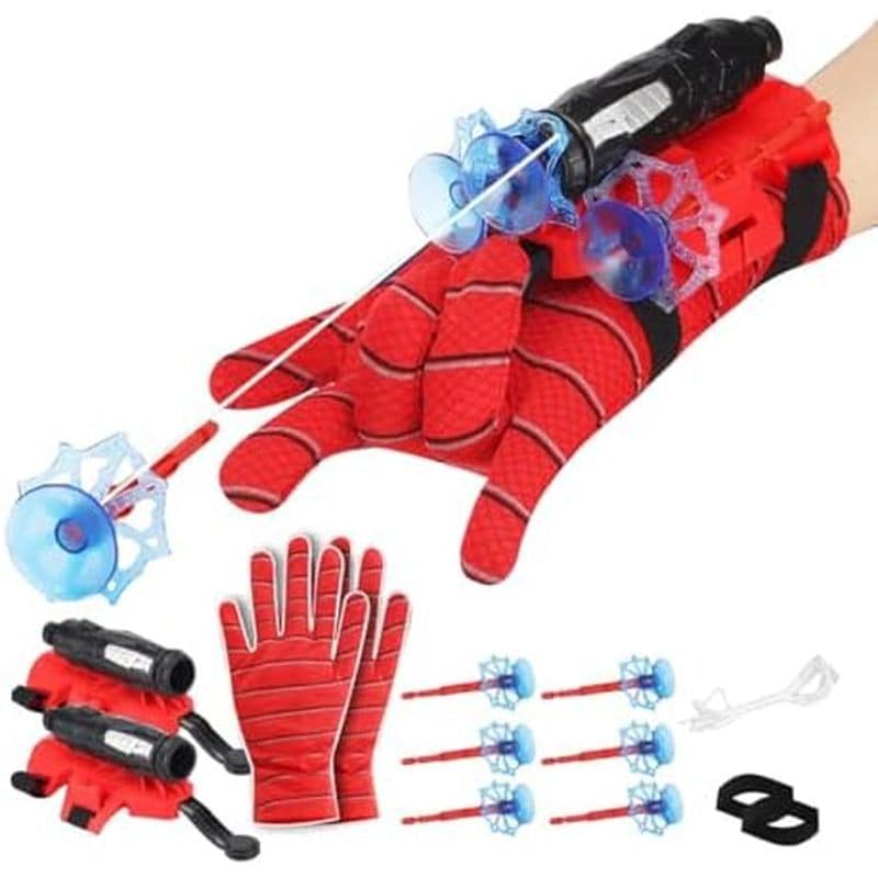 Conjunto De Brinquedos Aquáticos Para Atirador De Teia De Super-Heróis Com Luva De Dramatização , Blaster De Água Extern