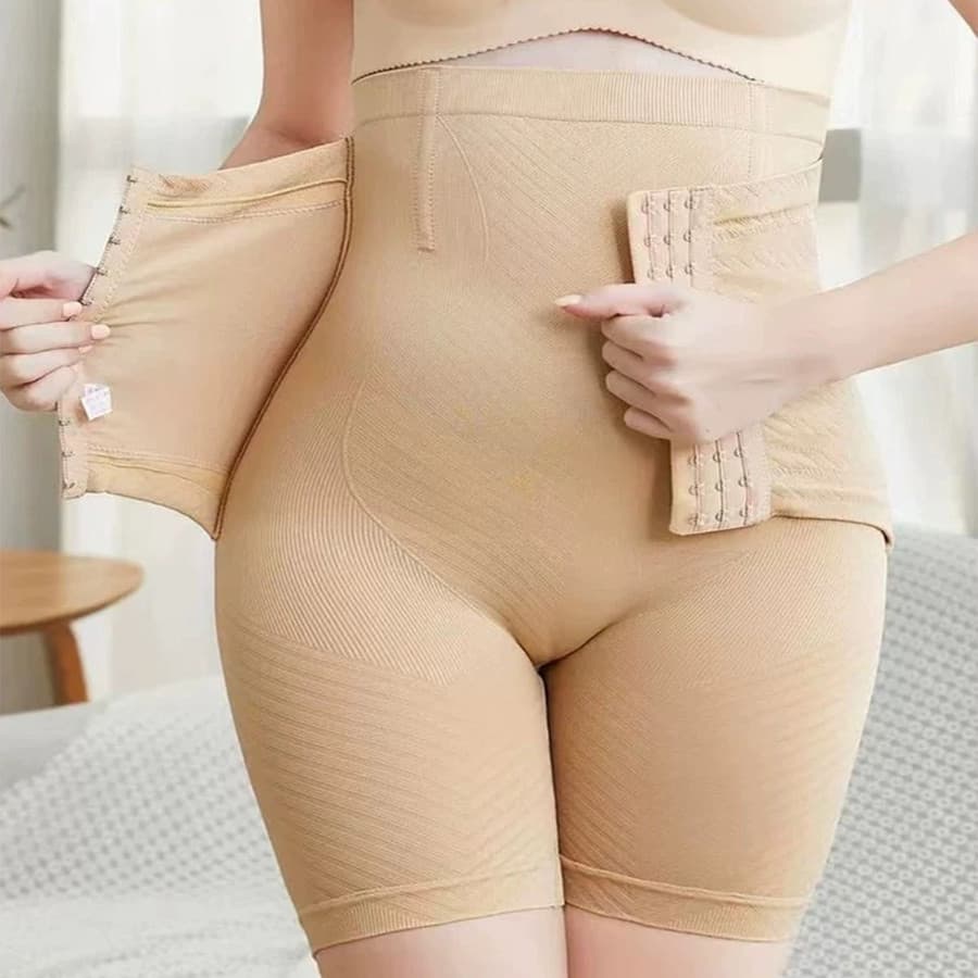 Short Cinta Modeladora Fechamento Em Colchete Pós Parto Pós Cirúrgico s 2027