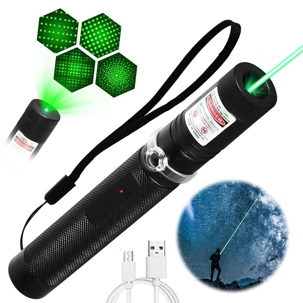 Indicador Laser Verde Remoto Recarregável De Alta Potência , [Atualização De Material] Caneta 2000m] , Adequado Para Cam