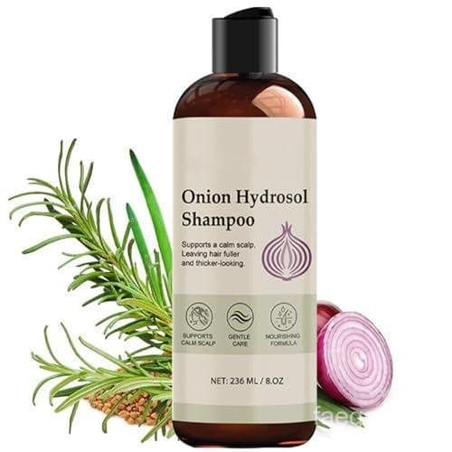 Shampoo de Hidrolato de Cebola, Shampoo Duo de Hidrolato de Cebola, Shampoo à Base de Cebola com Biotina, Hidratante