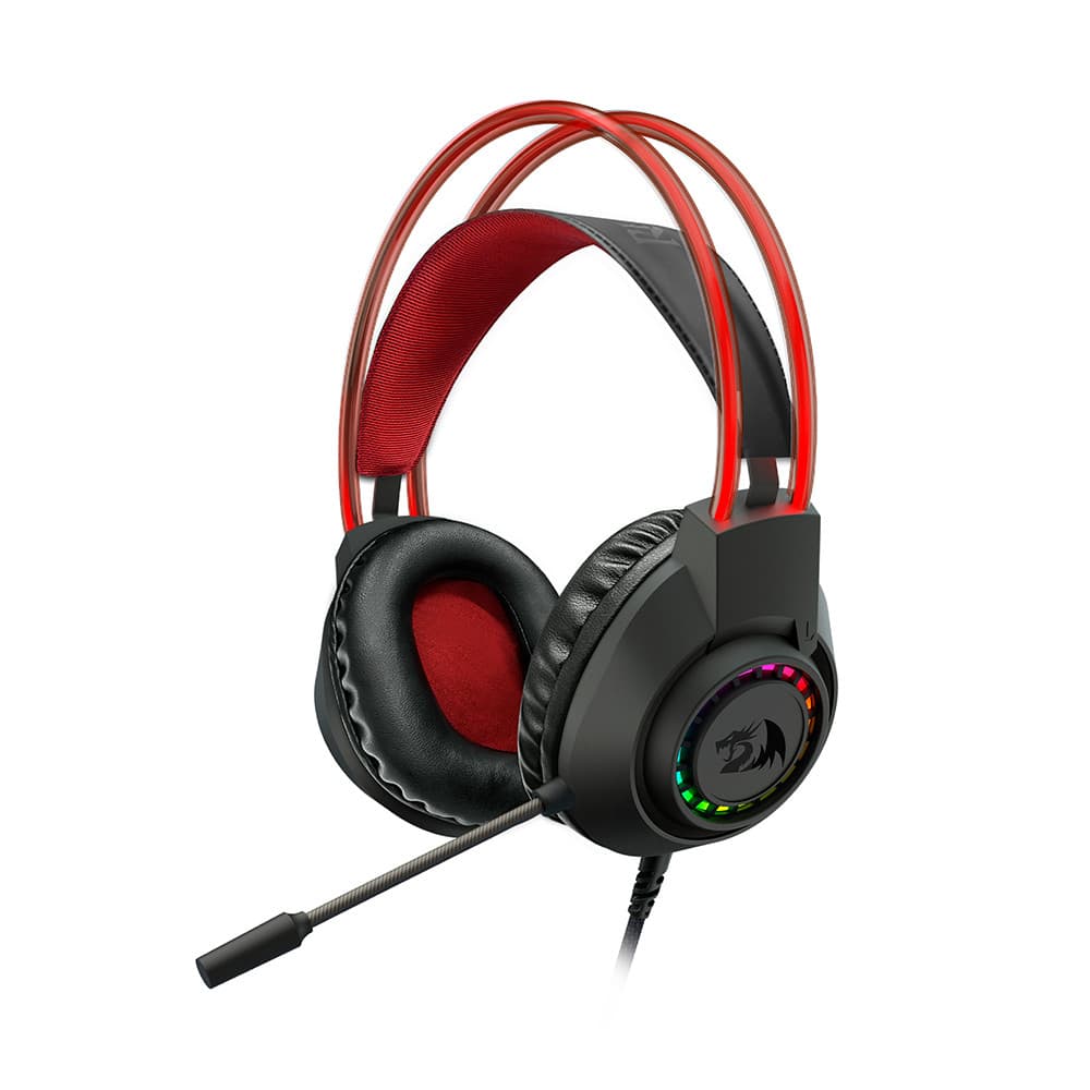 Headset Gamer Redragon Scream RGB Com Fio Preto