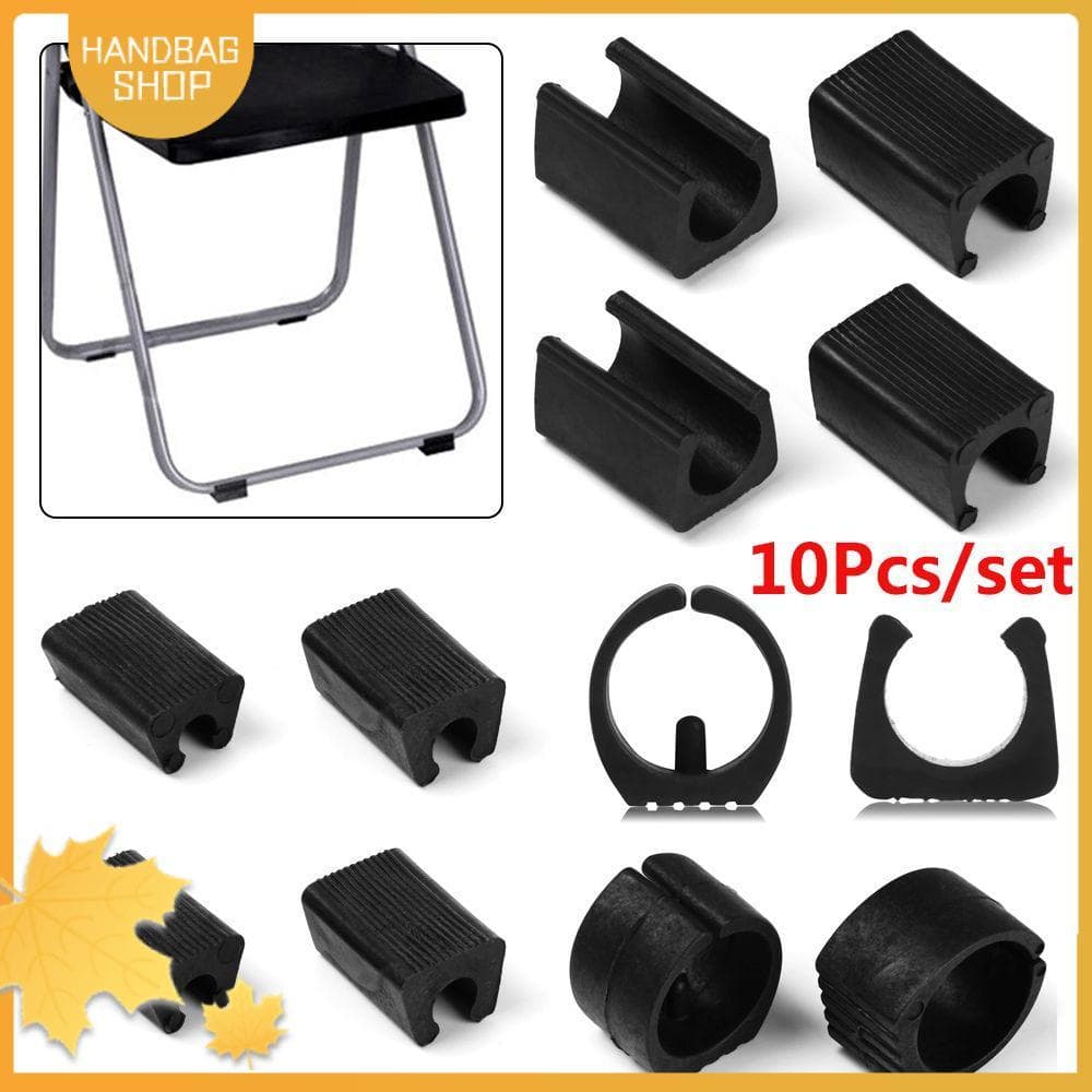 Bolsa 10pcs Tampas De Tubo Duráveis Antiderrapantes Anti-Inclinação Frontal Braçadeira Em Forma De U