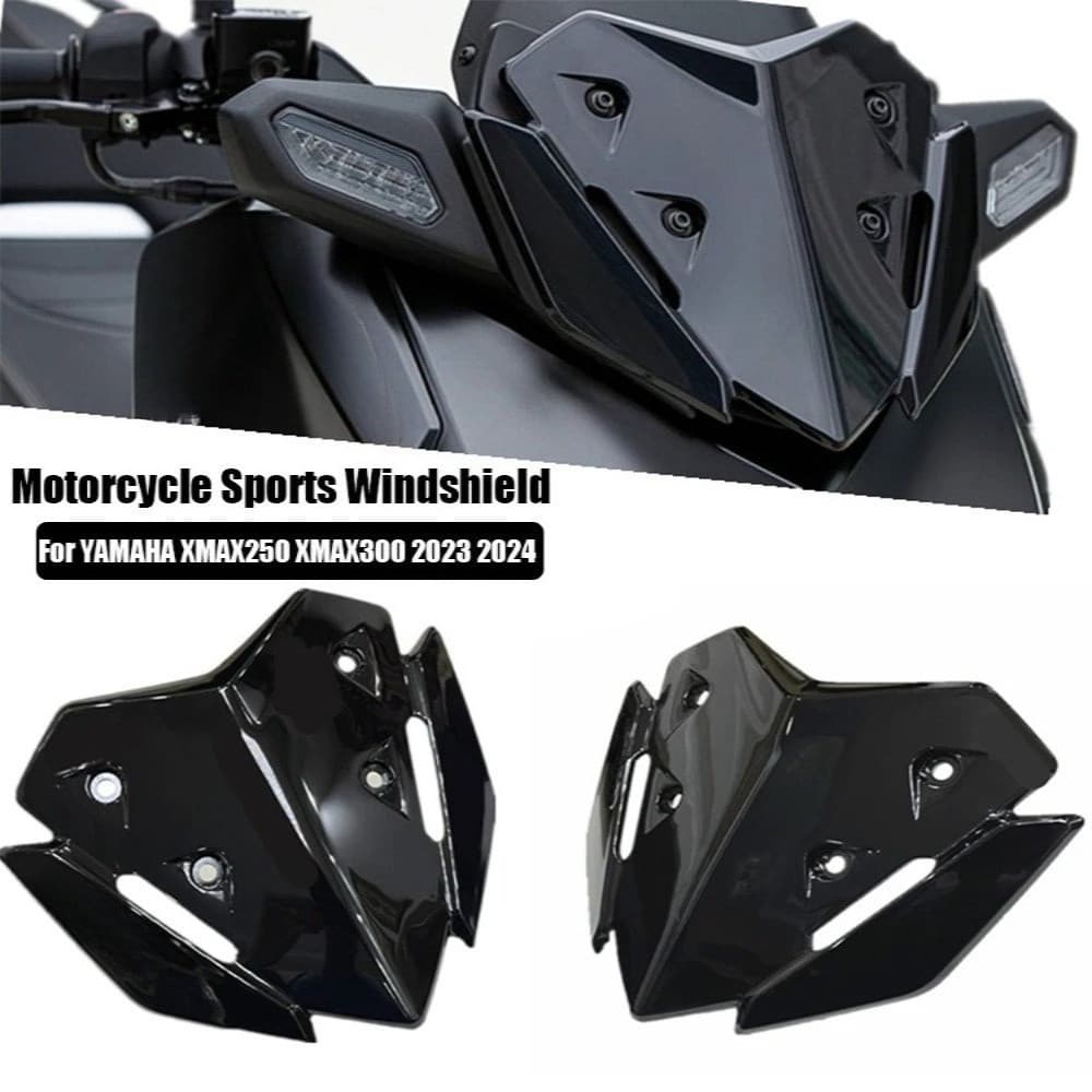 Para YAMAHA XMAX125/250/300 Motocicleta Esportes Viseira Pára-Brisas Escudo De Vento Tela Defletora XMAX X MAX 2023-2024