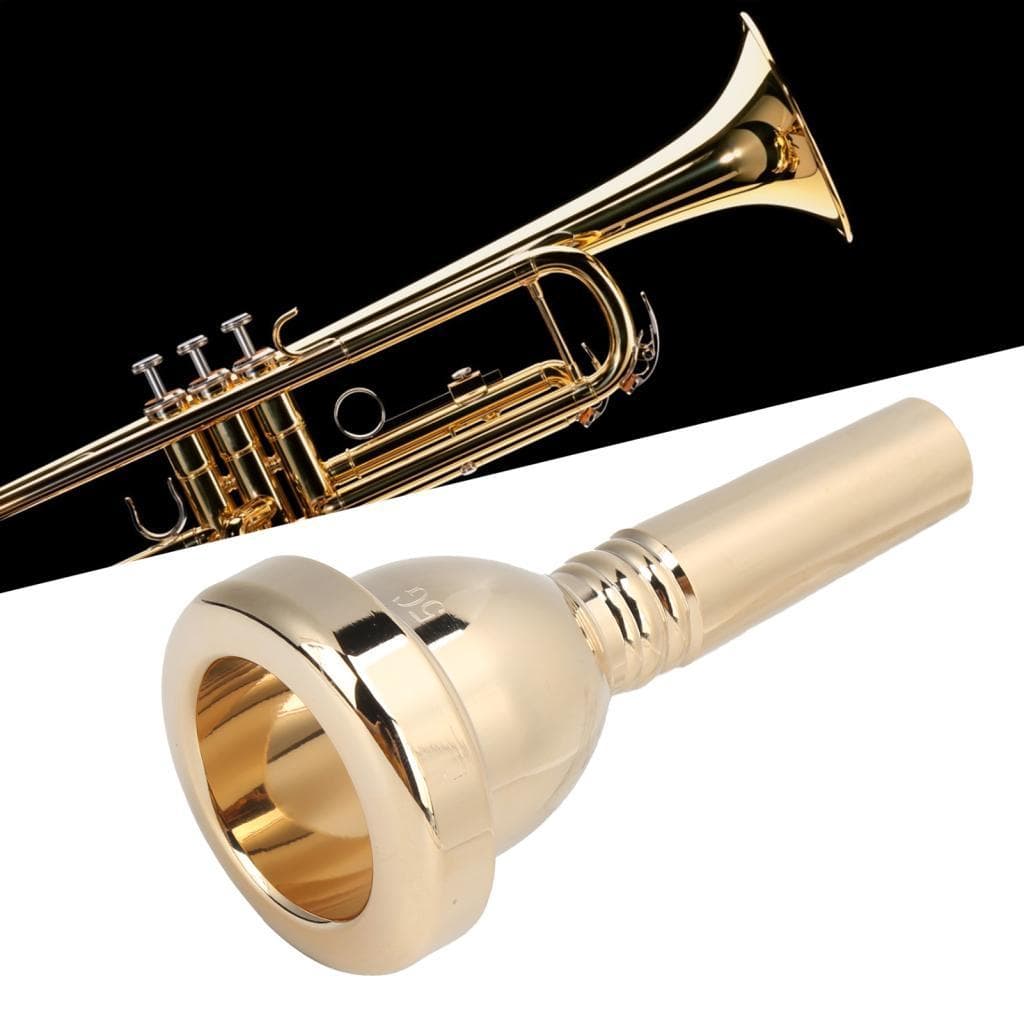 Musiclover-BR Bocal para trombone Tenor com haste grande, peça de boca de metal 12,7 mm 5G, acessório de substituição