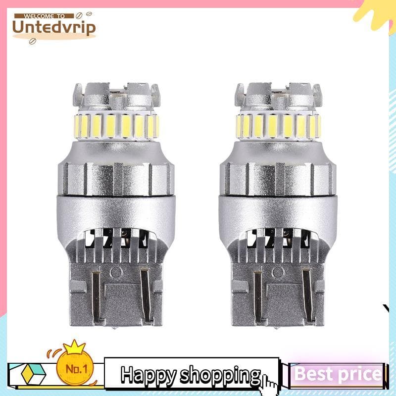 2 Pçs Carro T20 7440 W21W LED Canbus Luzes Reversas 7443 Lâmpada De Sinal De Freio Traseiro 6000K Super Brilhante