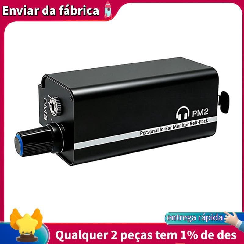 PM2 Mini Amplificador De Fone De Ouvido XLR/6.35MM Conversor Interface De Áudio