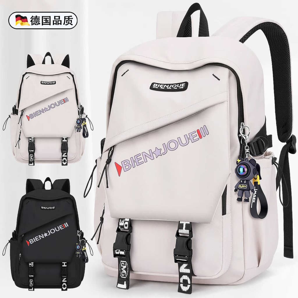 Alemão 2025 Novo Estilo Estudante do Ensino Médio Mochila Masculina Estudante do Ensino Médio Mochila de Grande Capacida