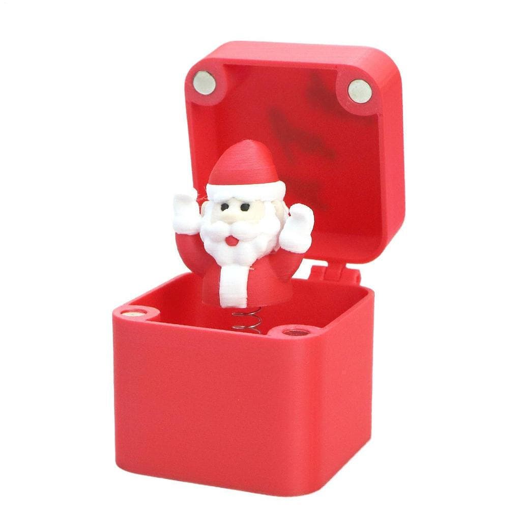 Caixa De Presente Surpresa De Natal Hilariante Papai Noel Temático Dinheiro Mordaça Brinquedos Festa De Feriado Favores