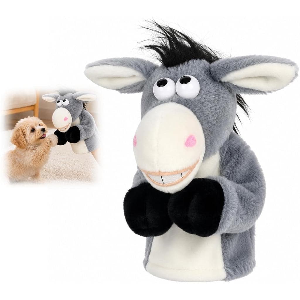 Fantoche De Perfuração Kung Fu Husky | Mão De Boxe Animal Luvas Interativas Para Fantoches Com Sons Presentes Engraçados